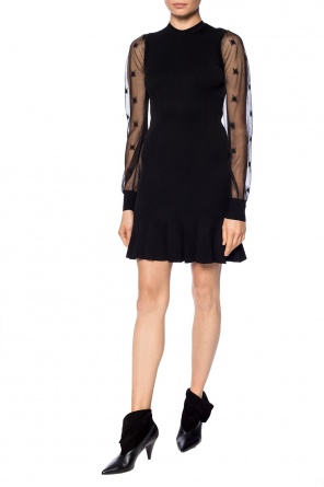 Ribbed dress with ruffle, zdjęcie 2 Ribbed dress with ruffle od Alexander McQueen